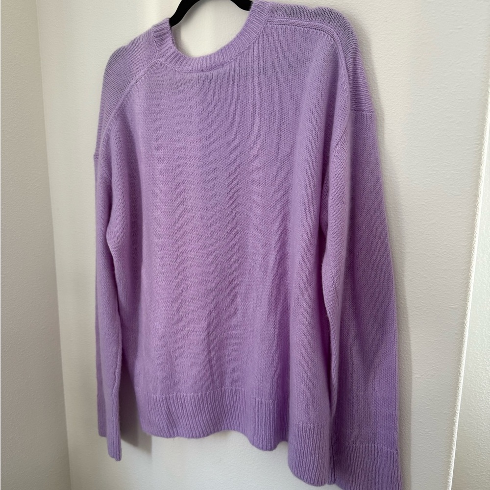 Rails Purple Crew Neck Sweater Soft Knit Casual - Picture 3 of 4